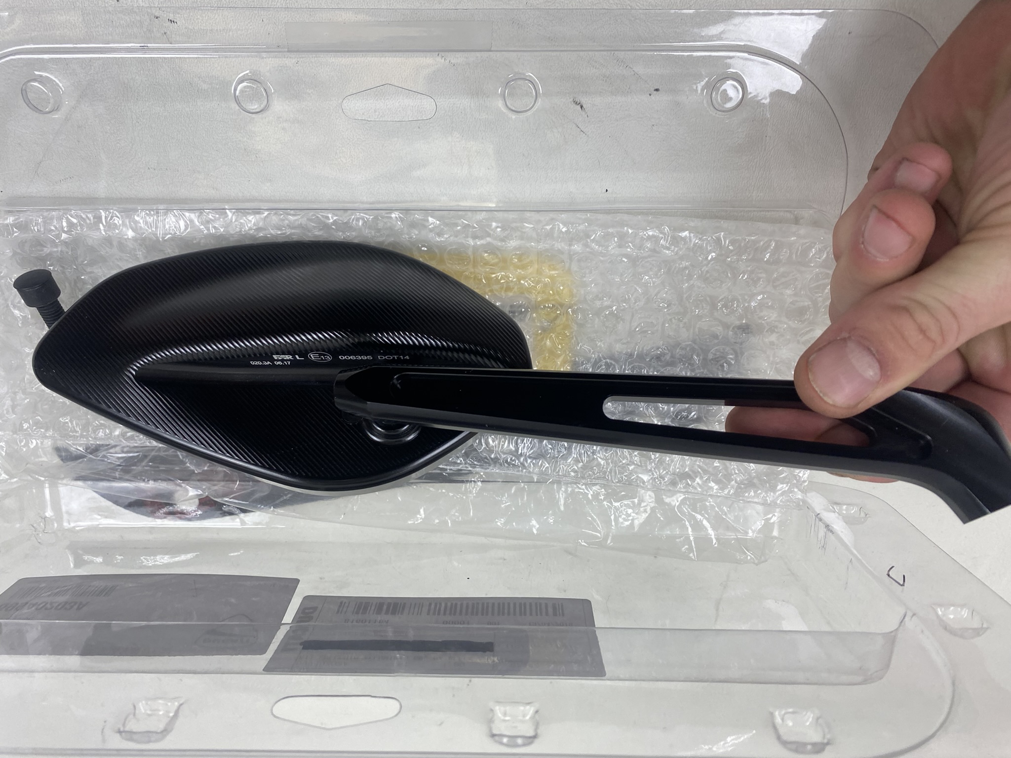 Black Rear View Mirrors For Ducati Diavel 2014-2017 & XDiavel 2016-2019 – TCMT
